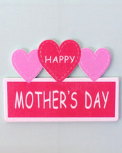 Load image into Gallery viewer, Happy Mothers Day Heart Trio
